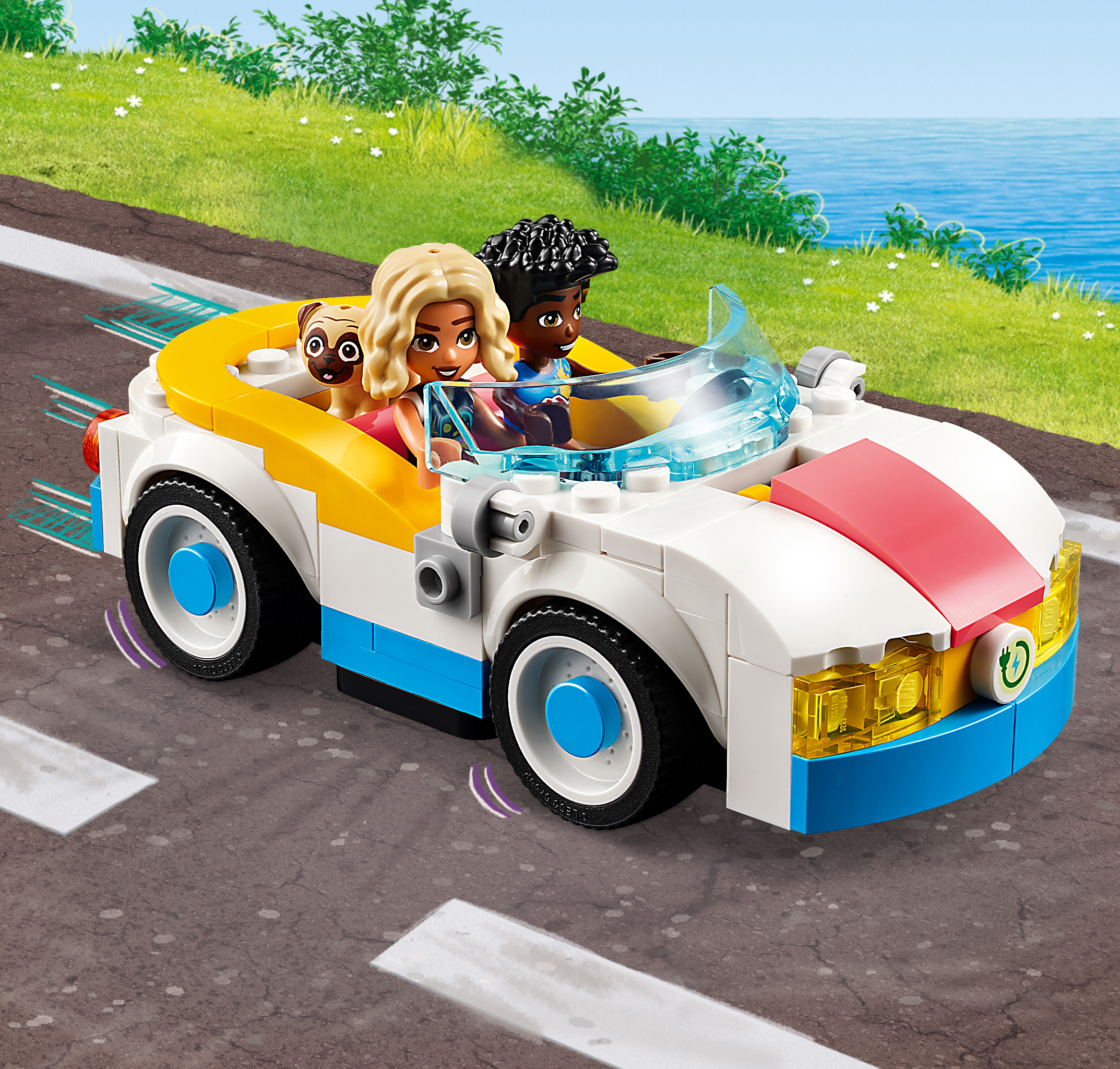 Конструктор LEGO Friends Электрическая машина и ЗУ 170 дет. - фото 10