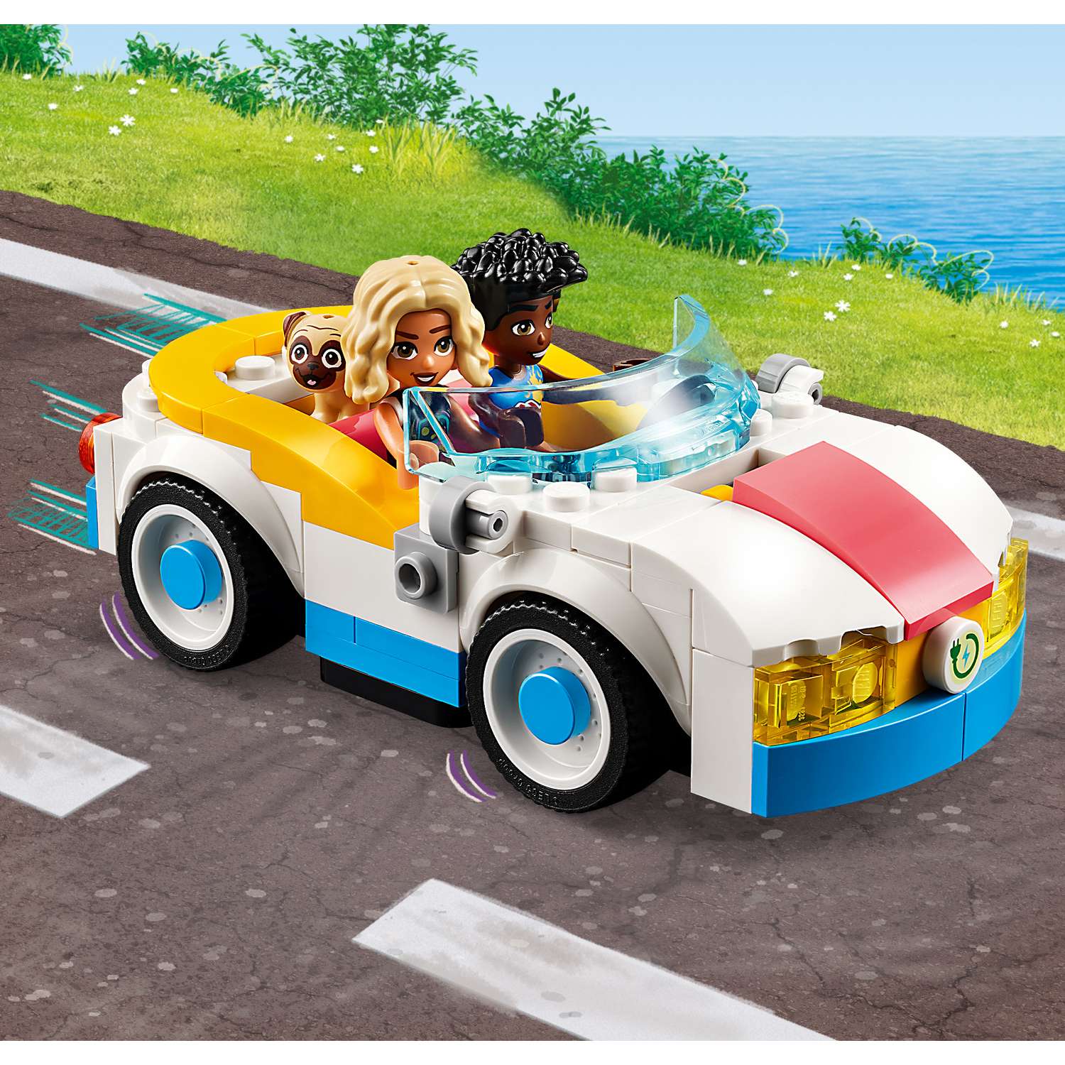 Конструктор LEGO Friends Электрическая машина и ЗУ 170 дет. - фото 10