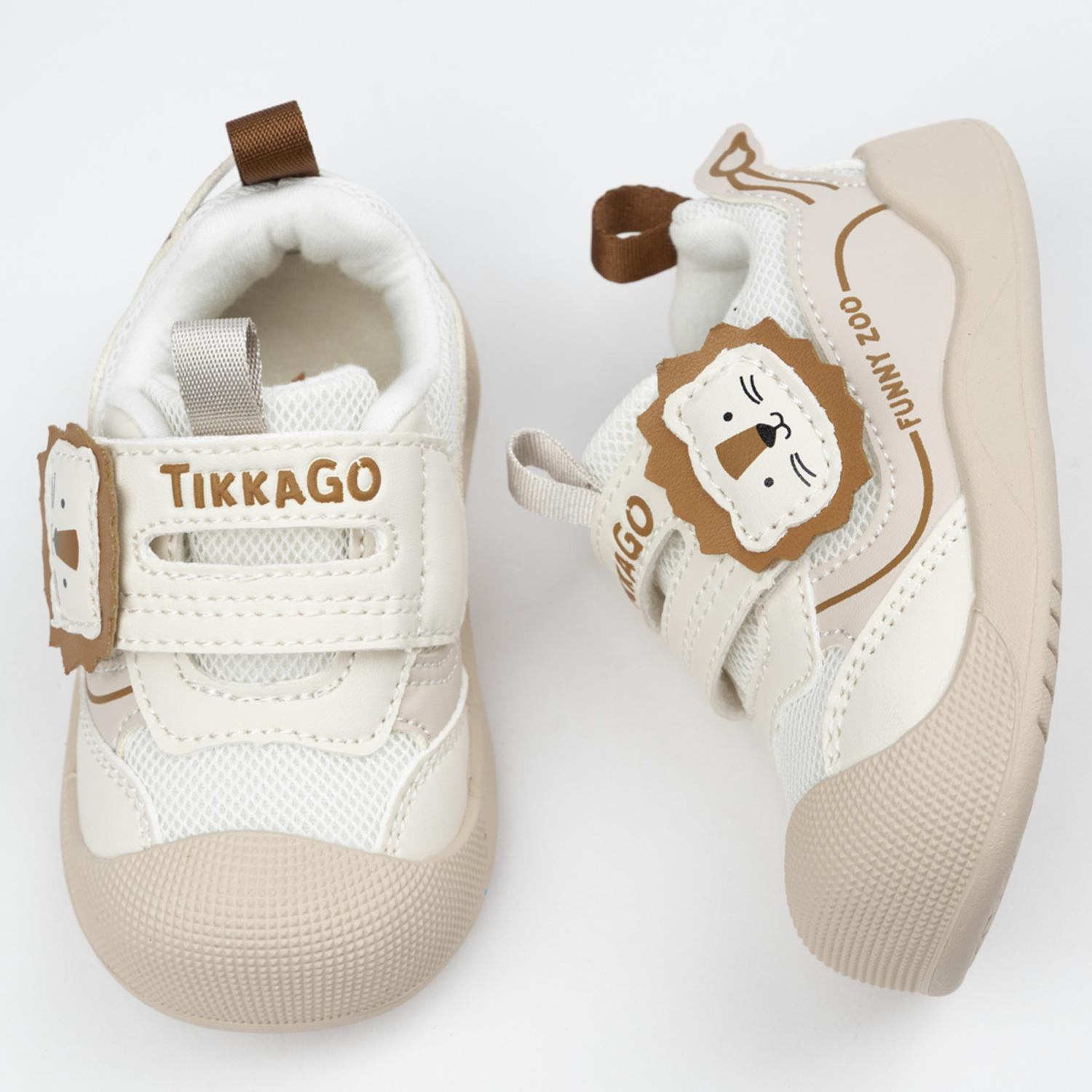 Кроссовки TikkaGo 2G09_23102_beige - фото 3