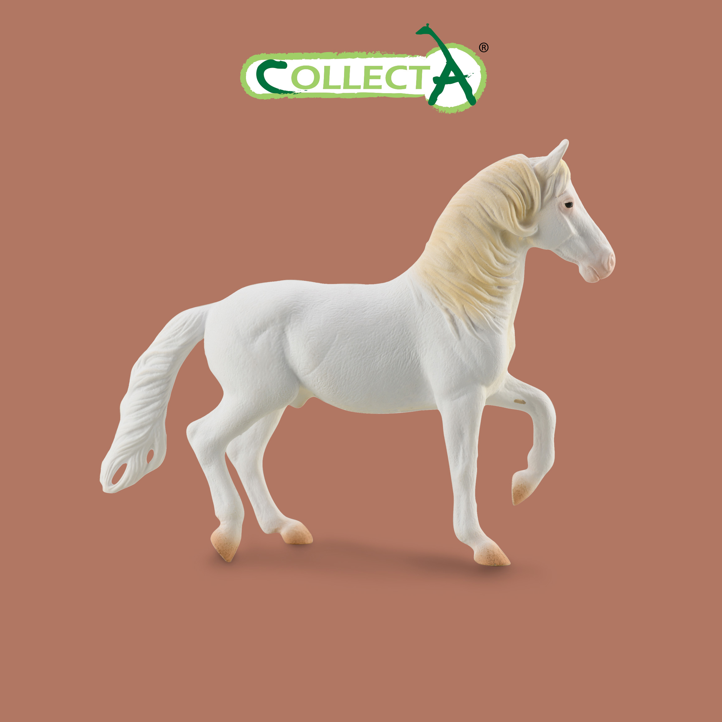 Фигурка Collecta белый конь Камарильо - фото 1