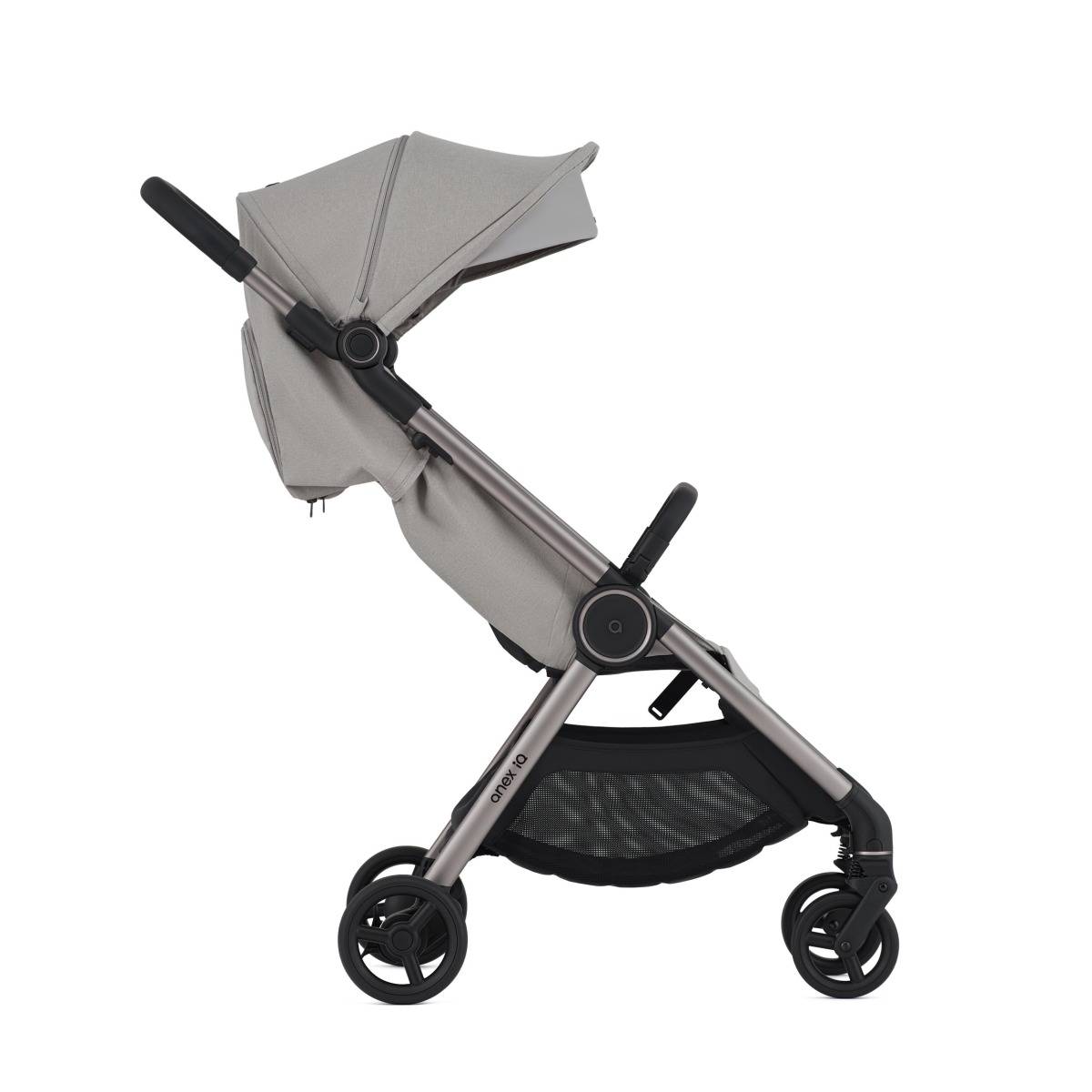 Коляска 2в1 Anex IQ Premium 2025, Silvé серый - фото 19