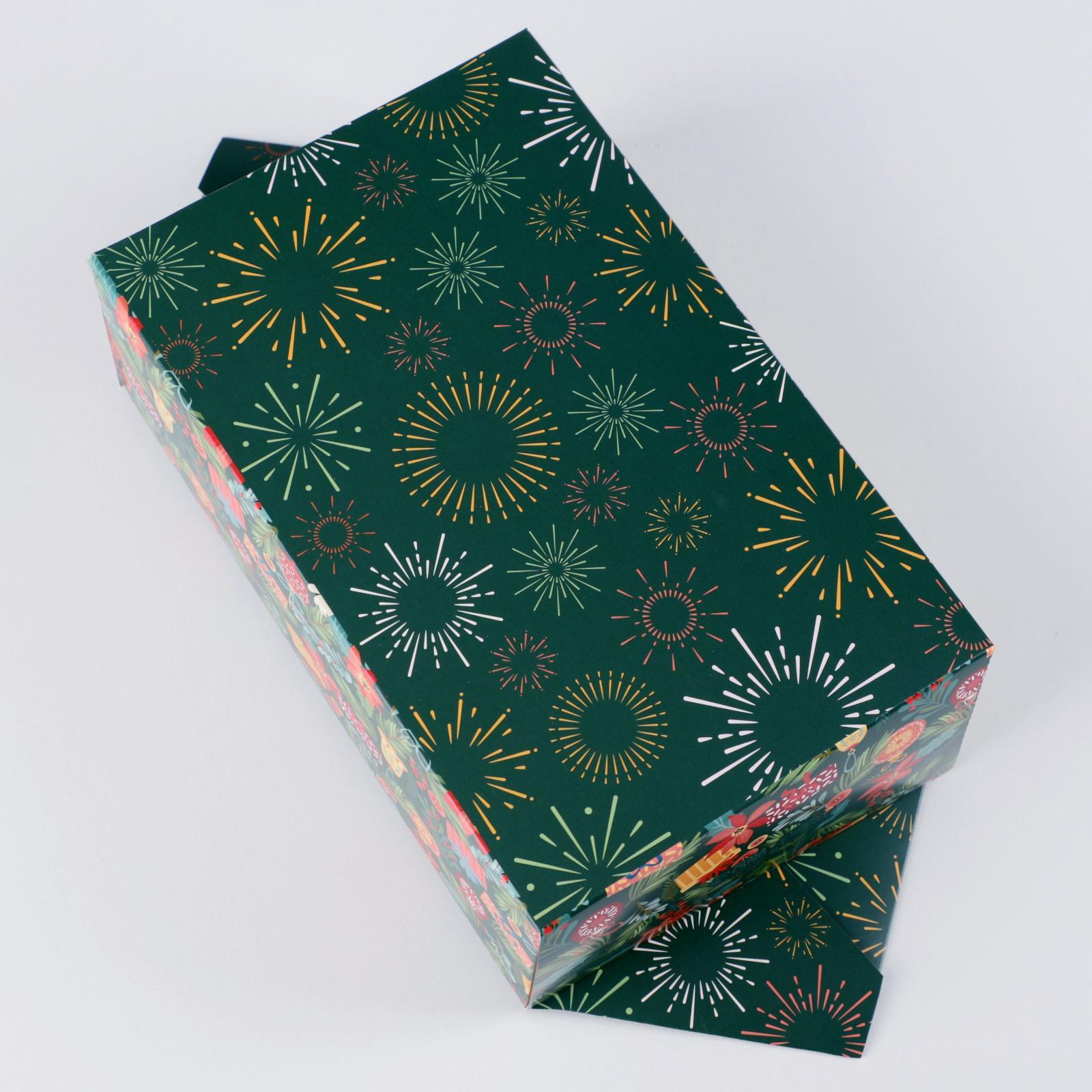 Сборная коробка-конфета Дарите Счастье "Новогодняя ёлка", 14 х 22 х 8 см - фото 2