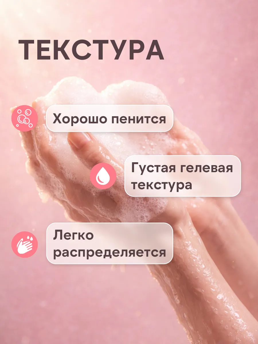 Гель для душа Lavandel Нежное прикосновение 1000 мл - фото 3