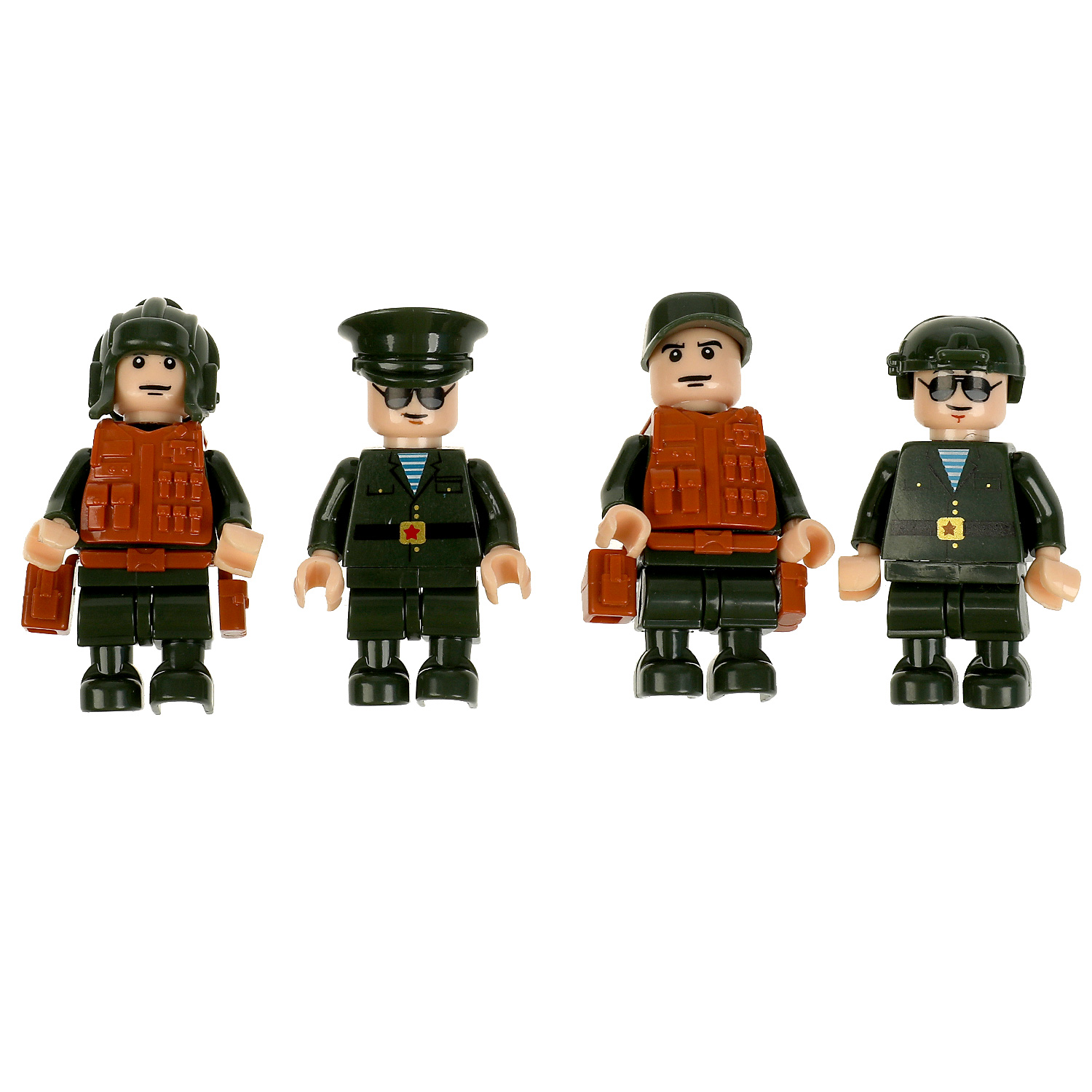 Конструктор Город мастеров Фигурки Армия 4 дет. - фото 3