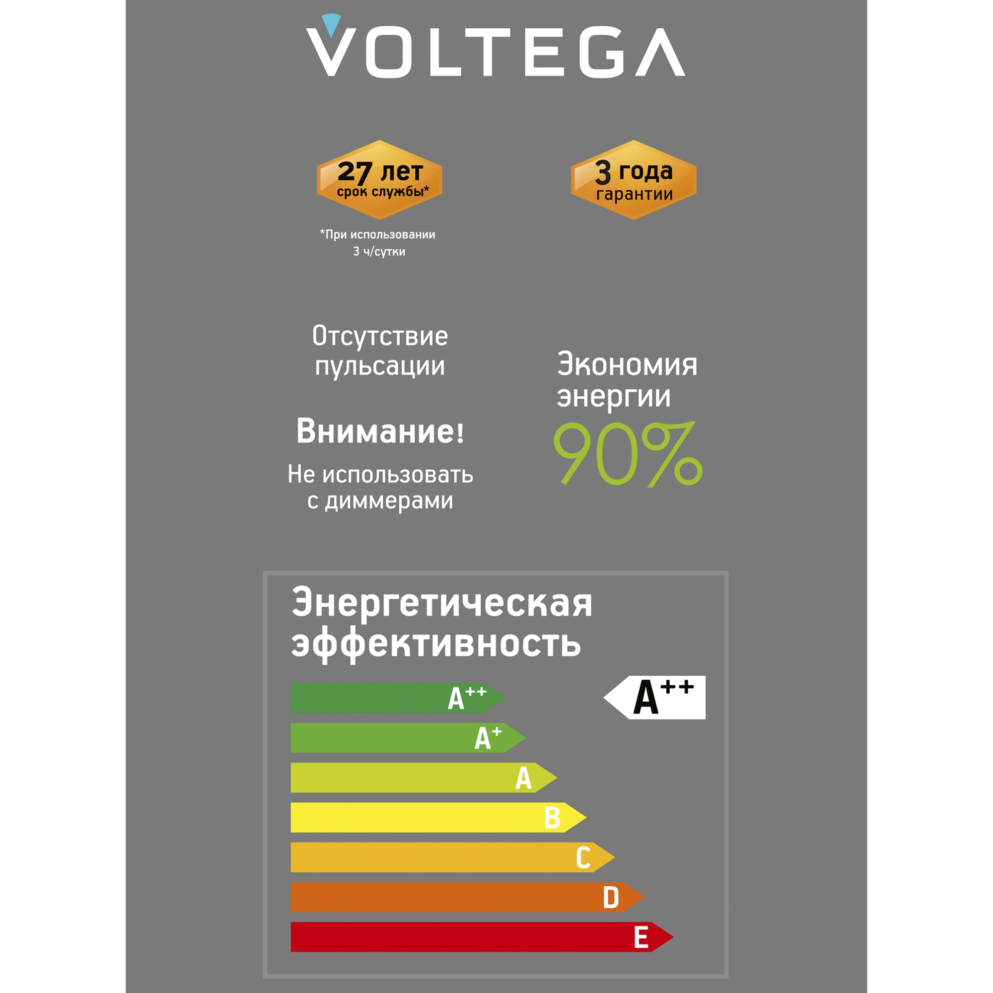 Лампочка декоративная VOLTEGA 8572 - фото 5