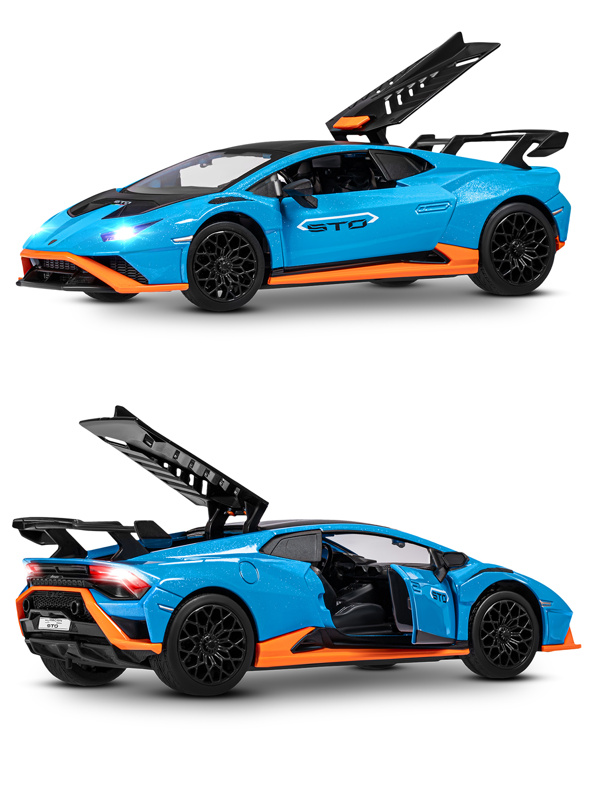 Автомобиль АВТОпанорама Lamborghini Huracan STO 1:32 JB1251660 - фото 10