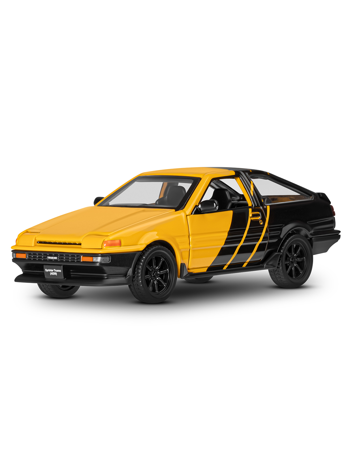 Автомобиль АВТОпанорама Toyota Sprinter Trueno Сборная модель 1:37 JB1251893 - фото 15