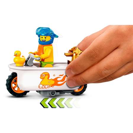 Конструктор LEGO City Bathtub Stunt Bike блочный