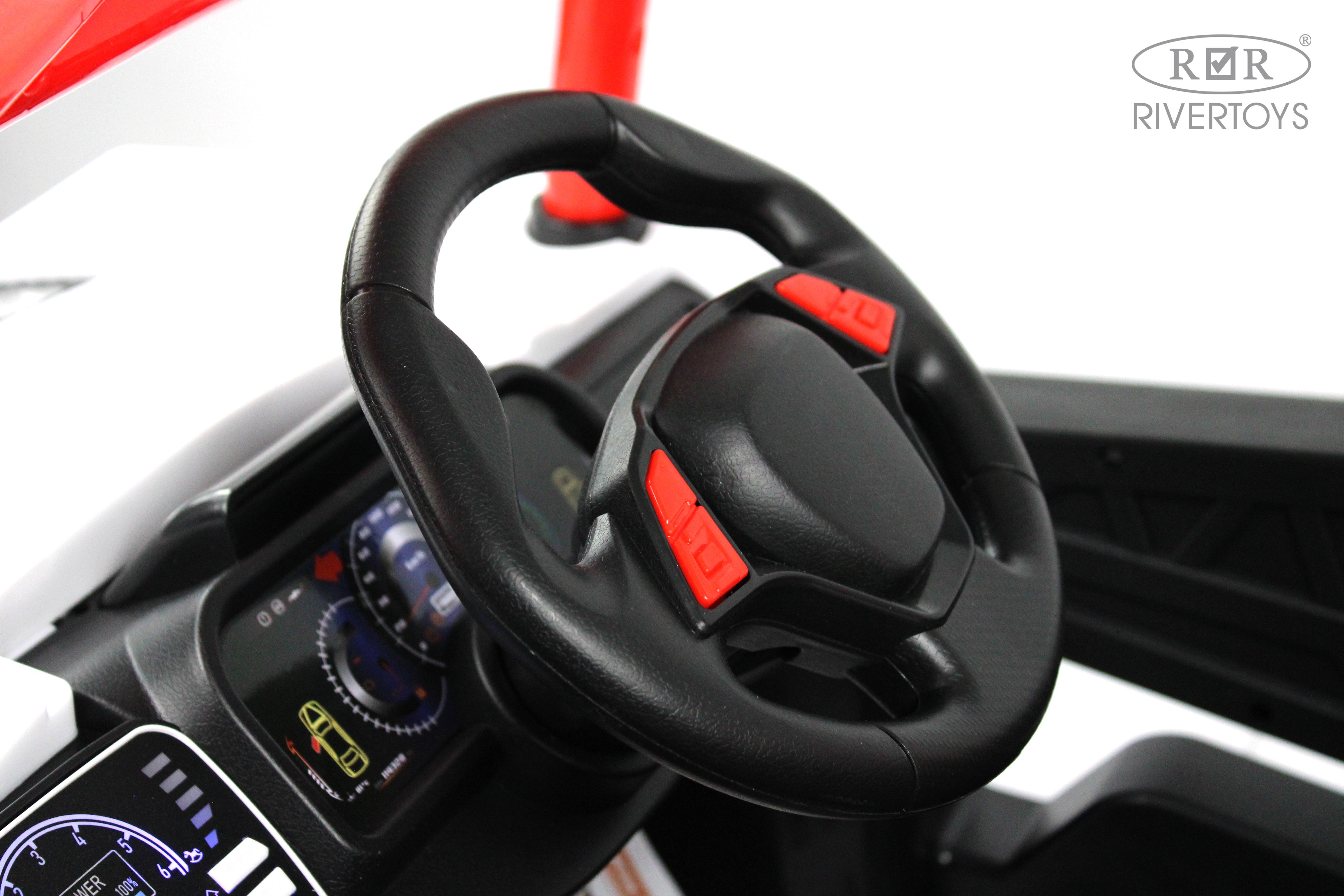 Электромобиль RIVERTOYS F888FF-RED С пультом ДУ - фото 8