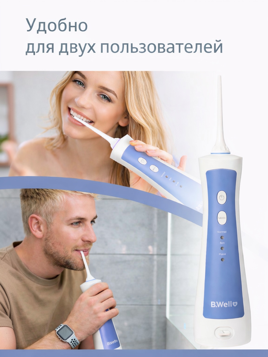 Ирригатор B.Well моноструйный 3 реж. - фото 13