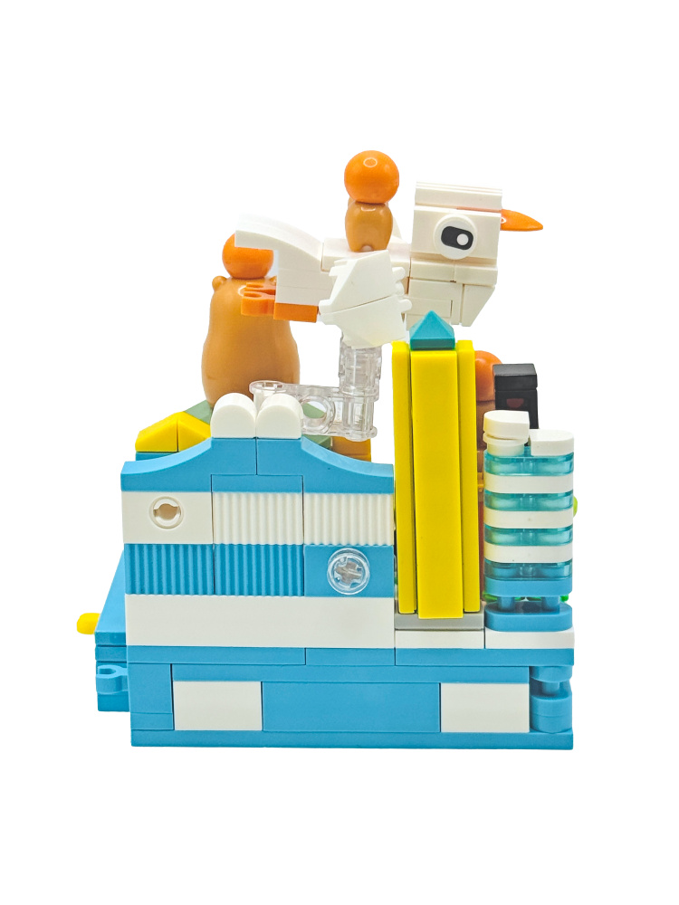 Конструктор Cubion Капибара путешествует 244 дет. - фото 21