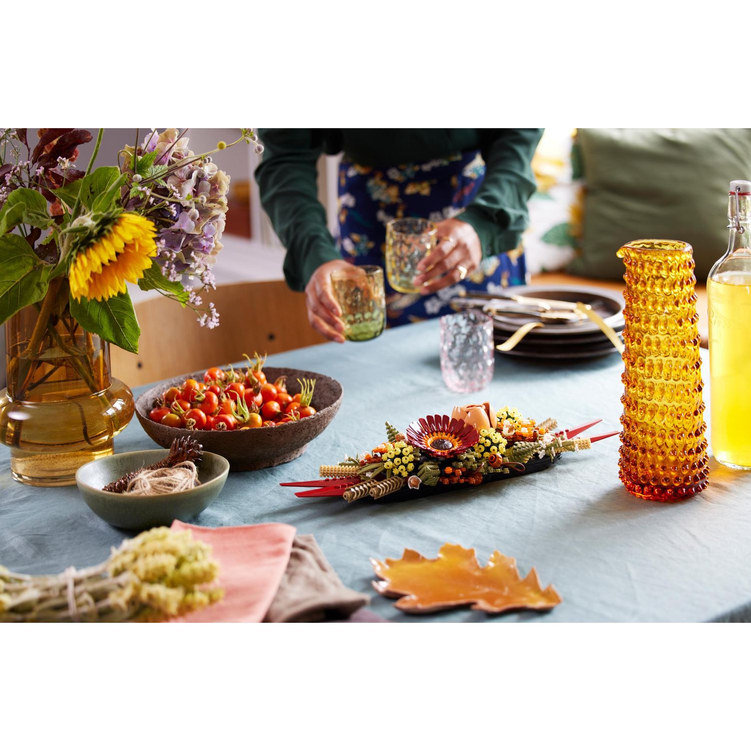 Конструктор LEGO Icons Dried Flower Centerpiece блочный - фото 9