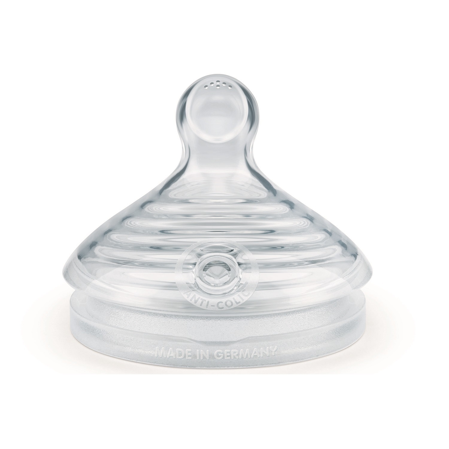 Соска Nuk Natural силикон M (средний поток) 2 шт. - фото 1