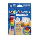 Маркеры CARIOCA акриловые 10 шт.