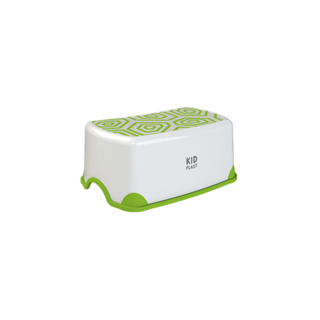 Стульчик-подставка KidPlast Aster белый с зеленым