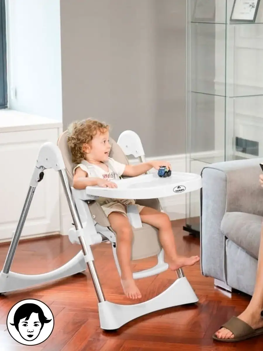 Стульчик для кормления TOMMY Bon appetit черный - фото 14