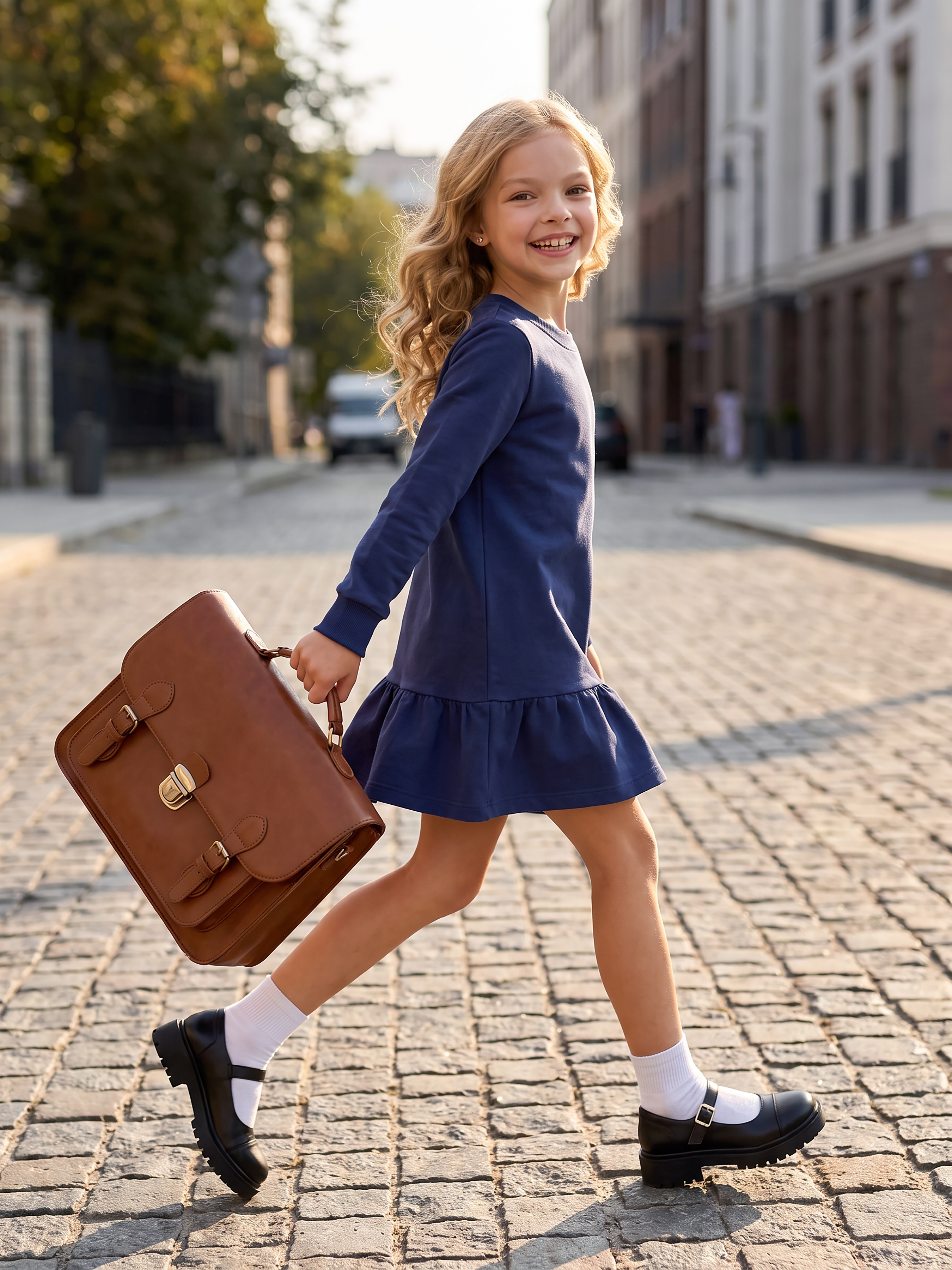 Платье Mini Me D5/синий - фото 7