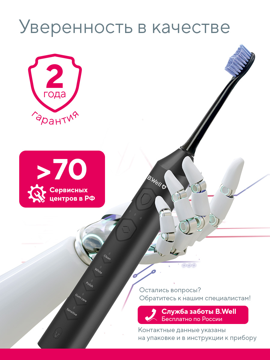 Зубная щетка электрическая B.Well - фото 6