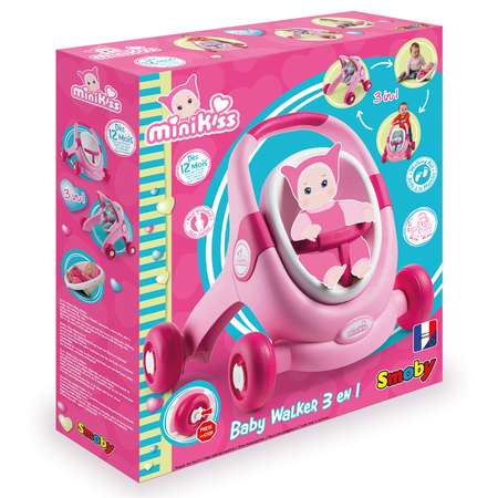 Коляска для кукол Smoby 2в1 210205