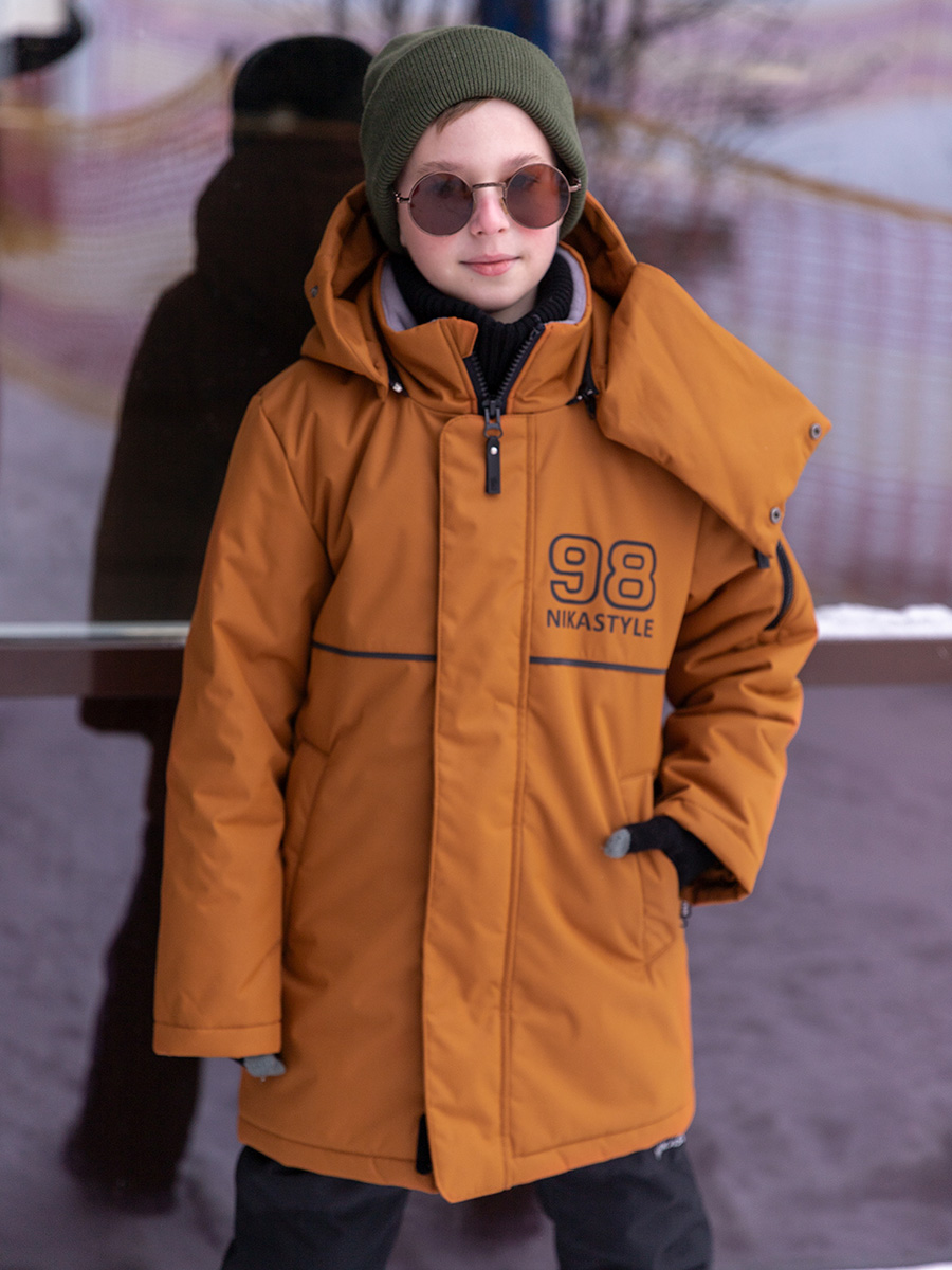 Парка NIKASTYLE 4з3923 кэмел - фото 4