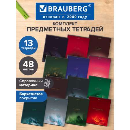 Тетрадь Brauberg 48 лист. 13 шт.