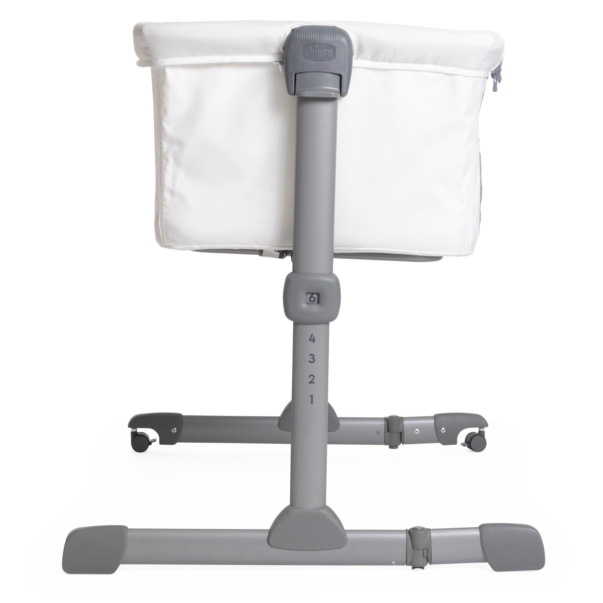 Детская кроватка Chicco Next2Me Essential c рождения до 6 месяцев Cloud Re_Lux прямоугольная, без маятника - фото 7