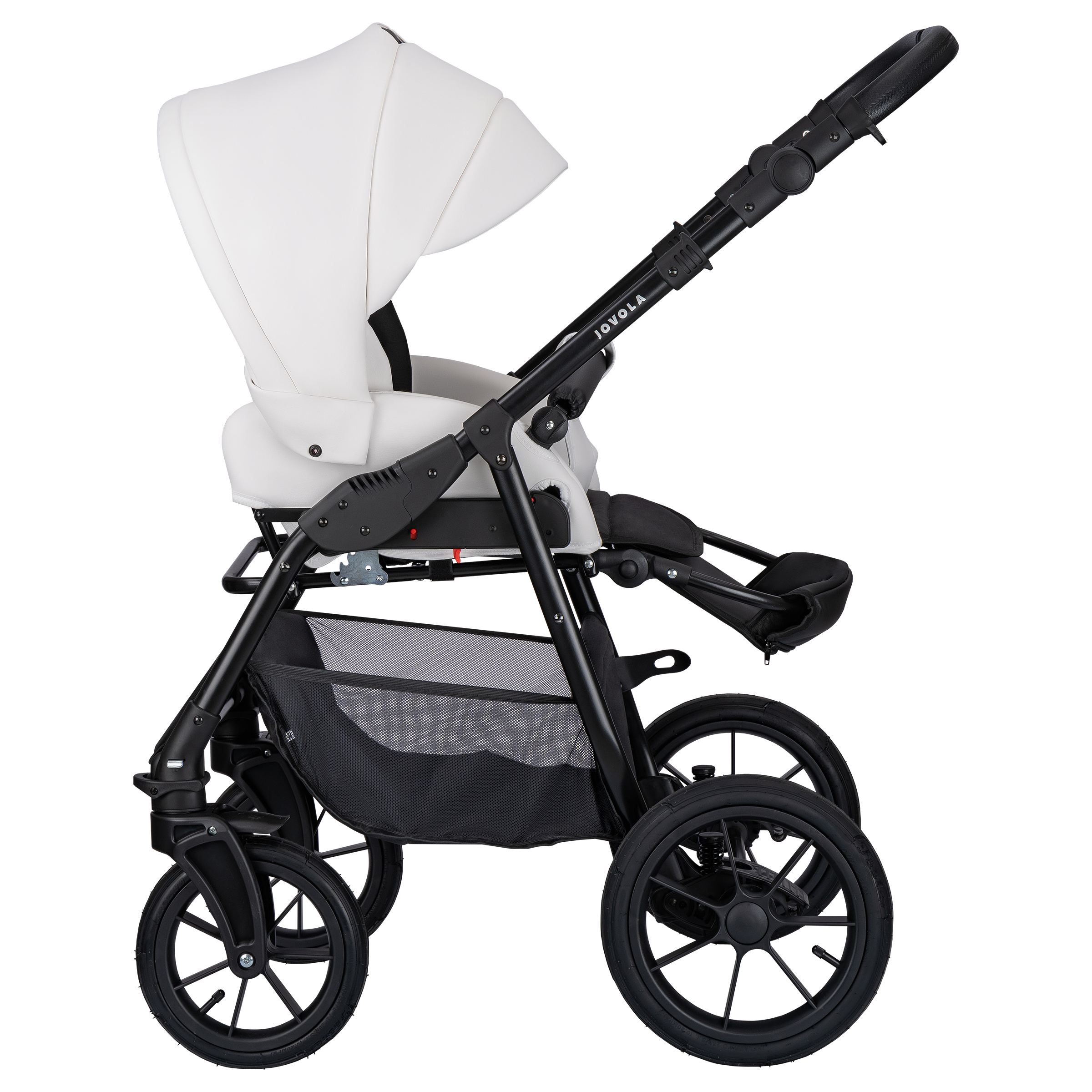 Коляска 2в1 JOVOLA Tessa Eco белый - фото 22