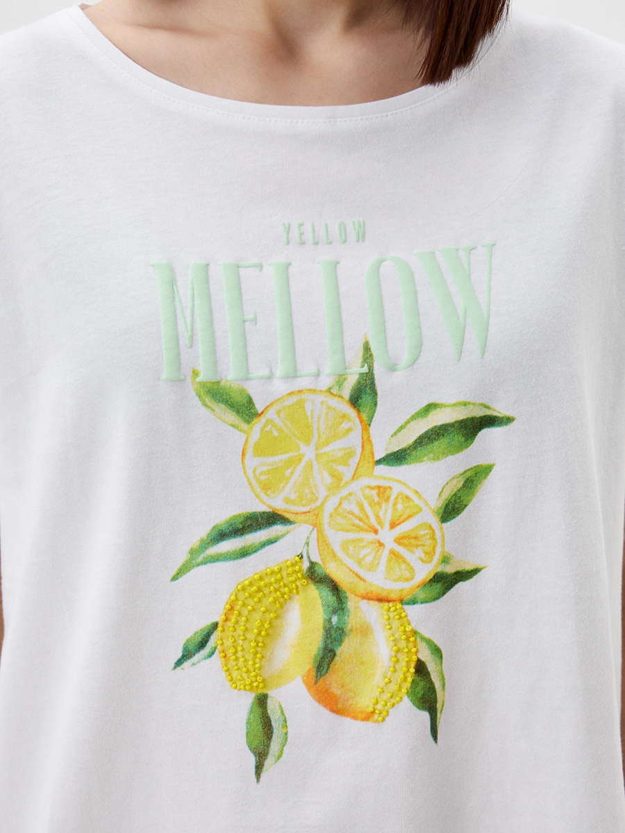 Футболка Baon B2323105/WHITE - фото 4