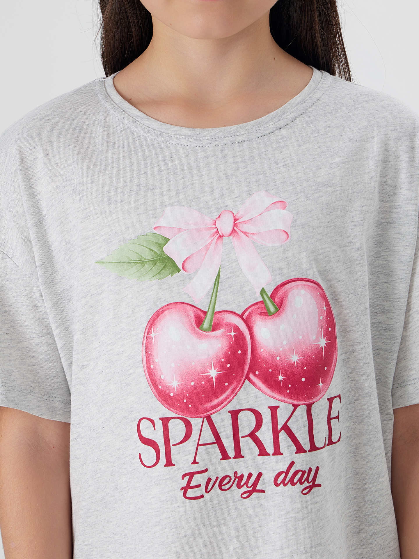 Сорочка Mark Formelle (Марк Формэль) 577717/серый меланж 4306-А +печать3 - фото 4