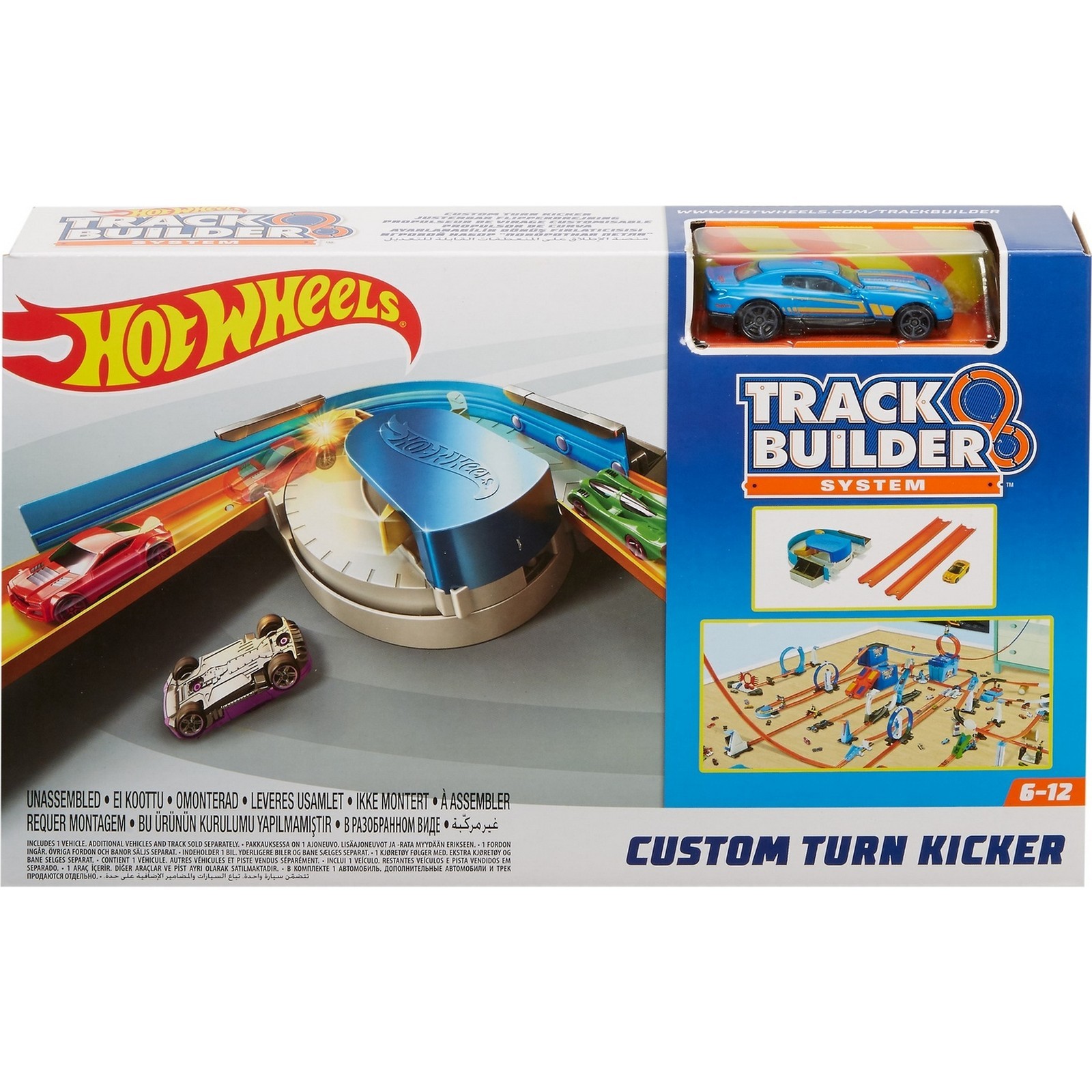 Базовый набор Hot Wheels аксессуаров для трека с машинкой в ассортименте DNH84 - фото 19