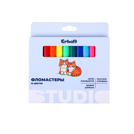 Фломастеры Erhaft 12 шт.