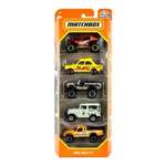 Игровой набор Matchbox MBX Rally II 5шт