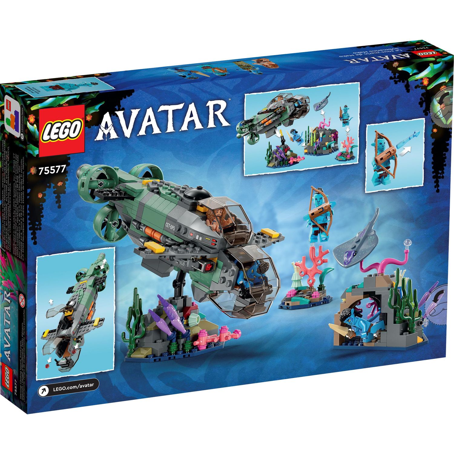 Конструктор LEGO Avatar Подводная лодка Мако блочный - фото 10