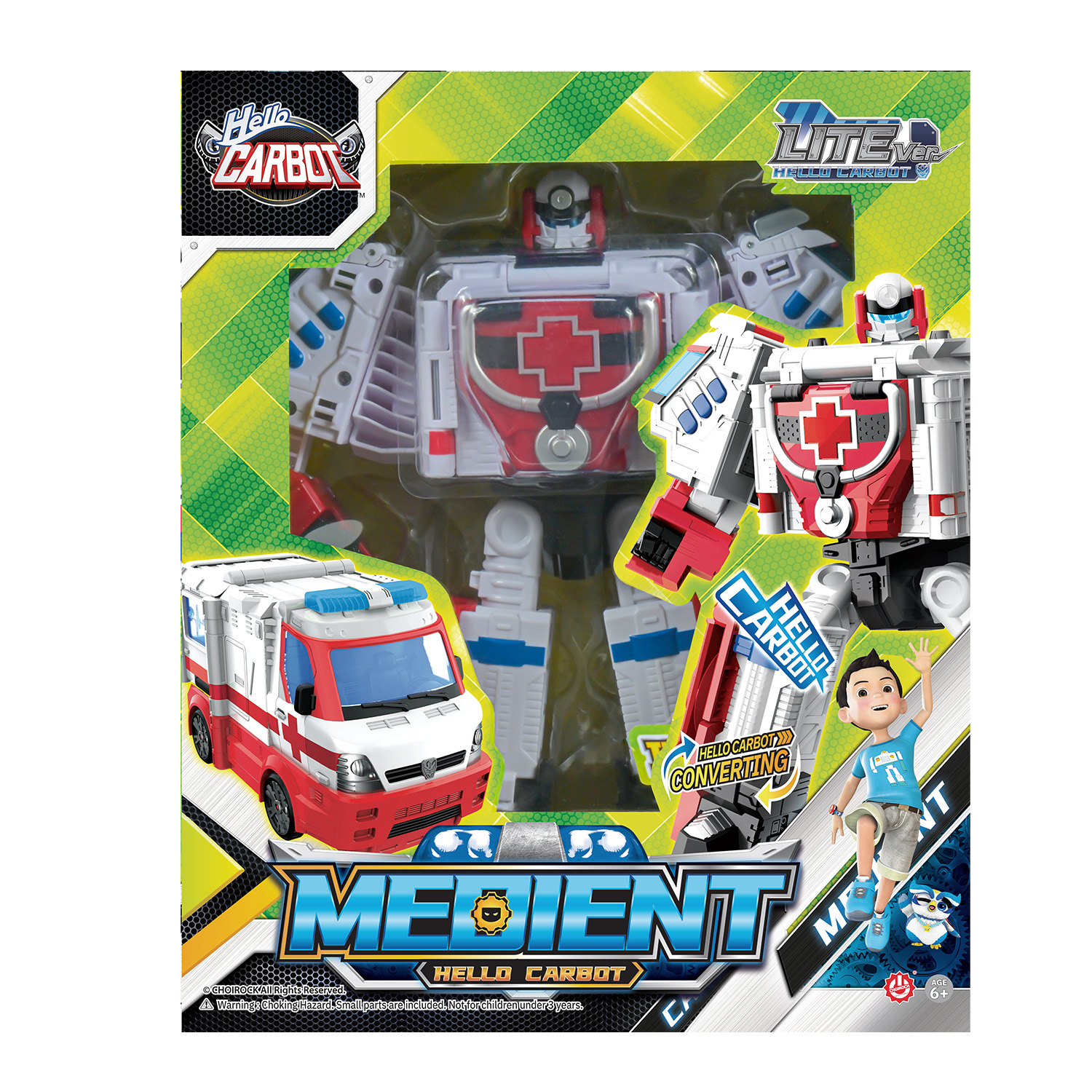 Игровой набор Hello Carbot Трансформер Medient 21 см S7 - фото 1