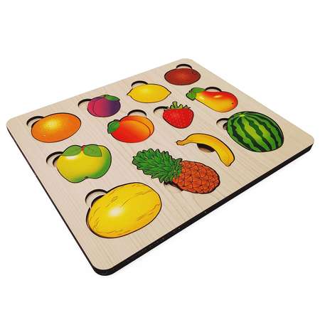 Игрушка Нескучные игры пазл Часть и целое Фрукты