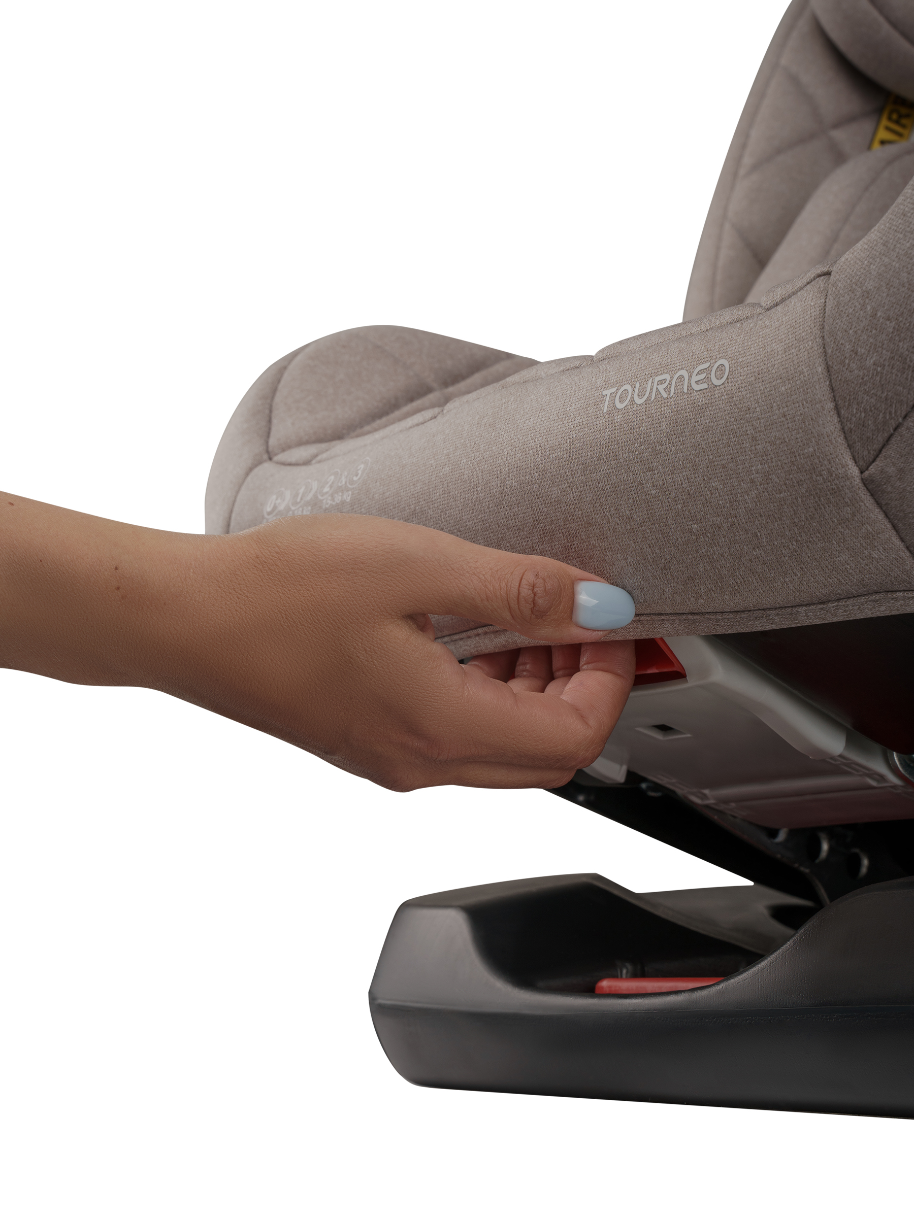 Автокресло Indigo Tourneo S Isofix 0+/1/2/3 (0-36 кг) бежевый - фото 20