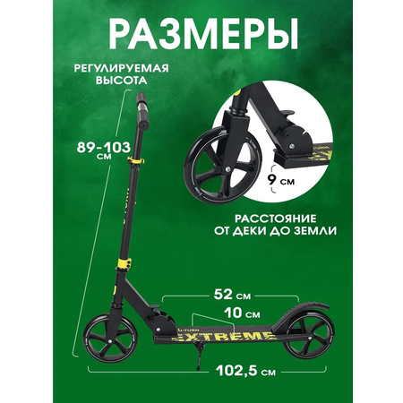 Самокат Рыжий кот двухколесный