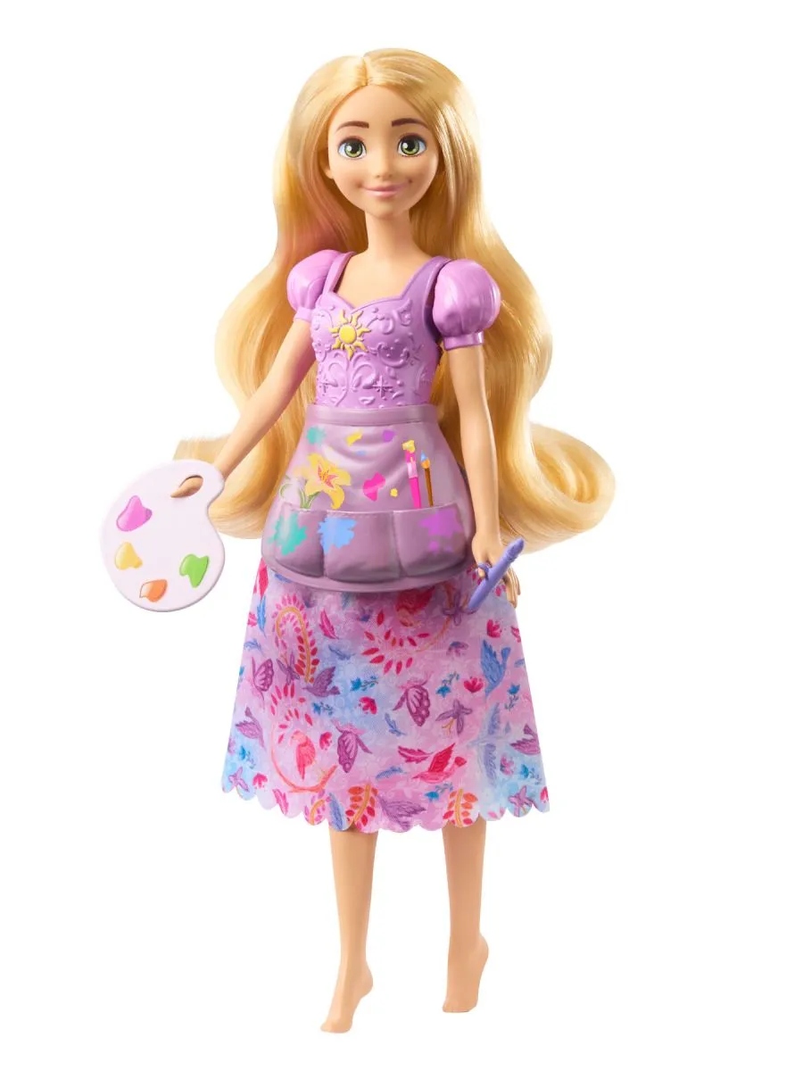 Кукла модельная Arnetta Mattel Disney Принцесса Рапунцель с нарядом высота 27 см JBG09 - фото 7