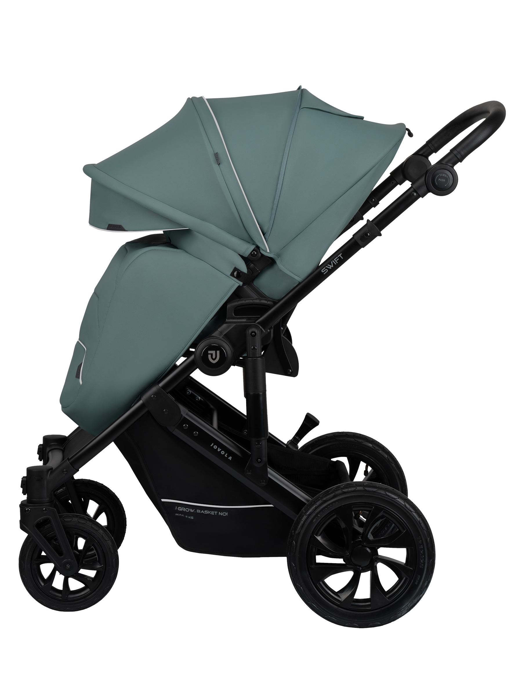 Коляска 3в1 JOVOLA Swift Plus зеленый - фото 16