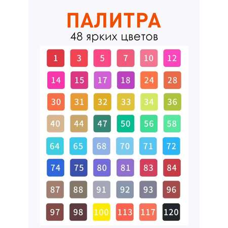 Маркеры Orange Peel 48 цв.