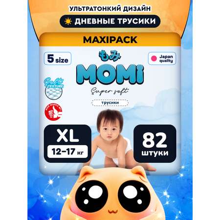 Трусики Momi Super Soft XL (12-17 кг) 82 шт.