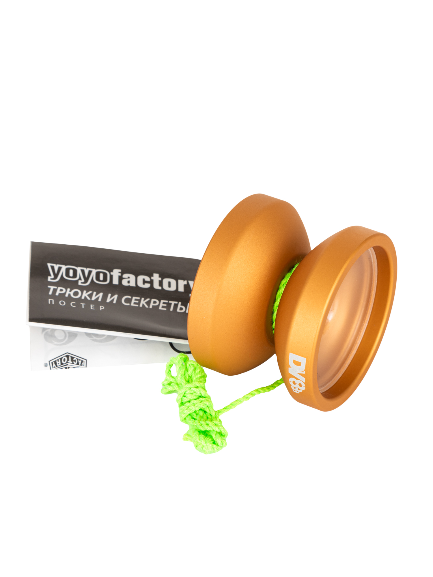 Игрушка-антистресс YoYoFactory йо-йо DV888 Золотой - фото 2