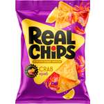 Чипсы кукурузные Real Chips Краб 85г