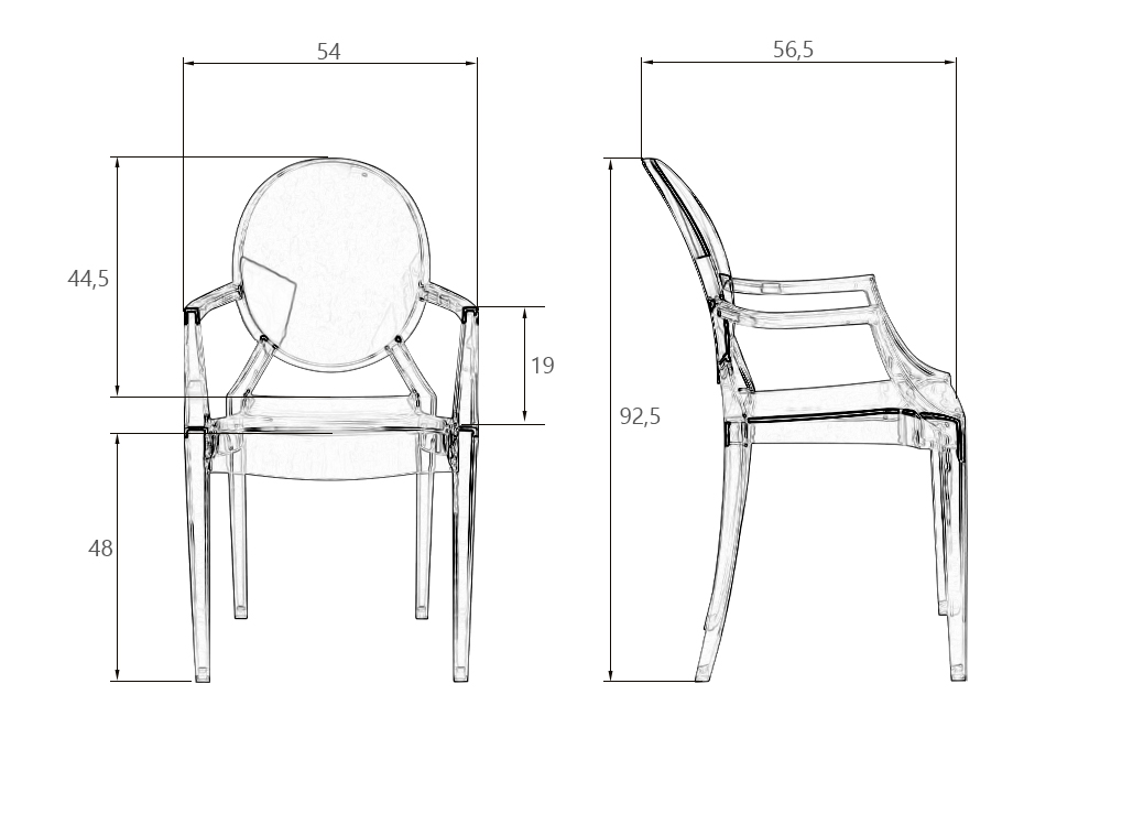 Стул DOBRIN LOUIS - фото 8