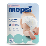 Трусики Mepsi Comfort 3 (6-11кг) 72 шт.