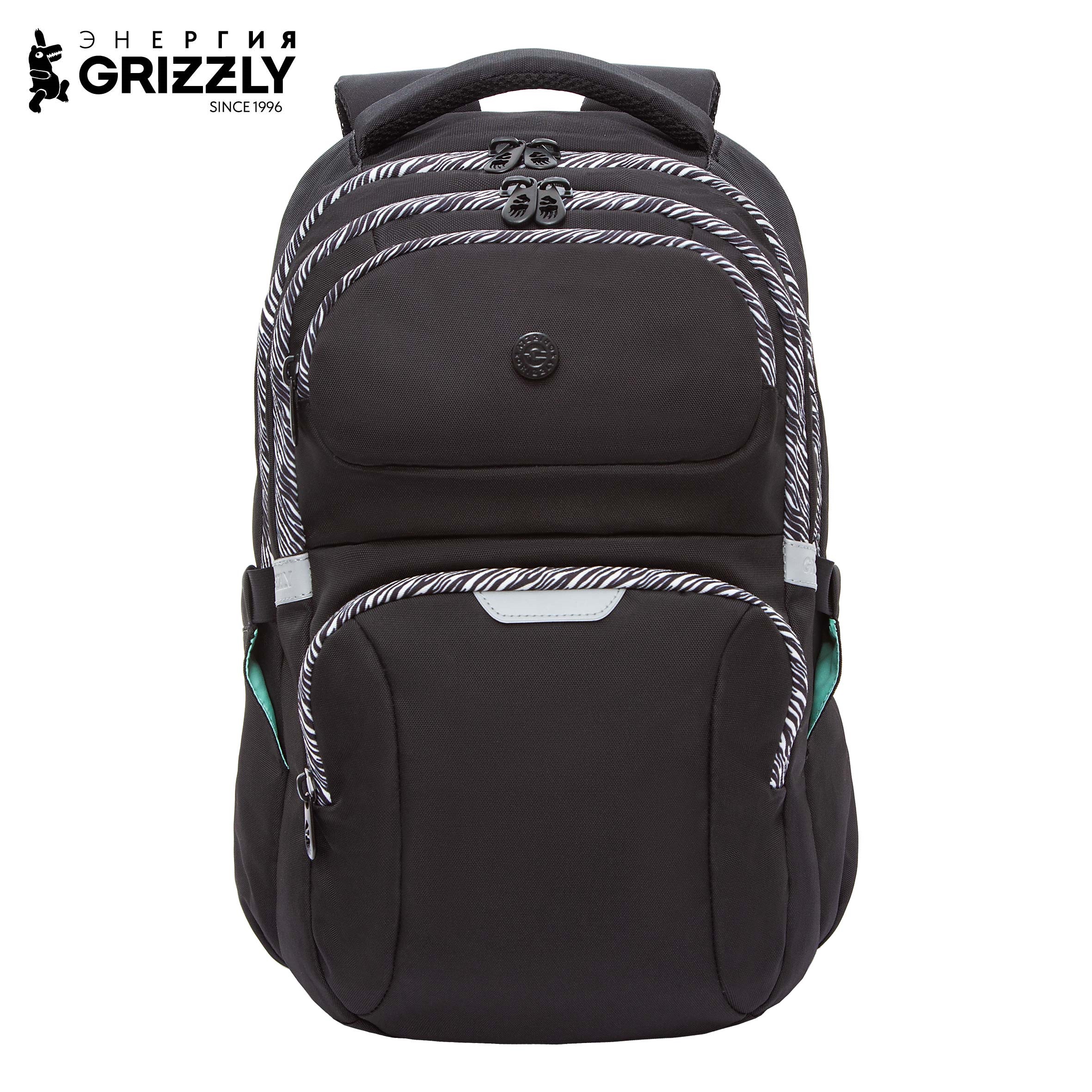 Изображение товара Рюкзак Grizzly для девочек с анатомической спинкой и водоотталкивающей поверхностью Изображение товара Рюкзак Grizzly для девочек с анатомической спинкой и водоотталкивающей поверхностью