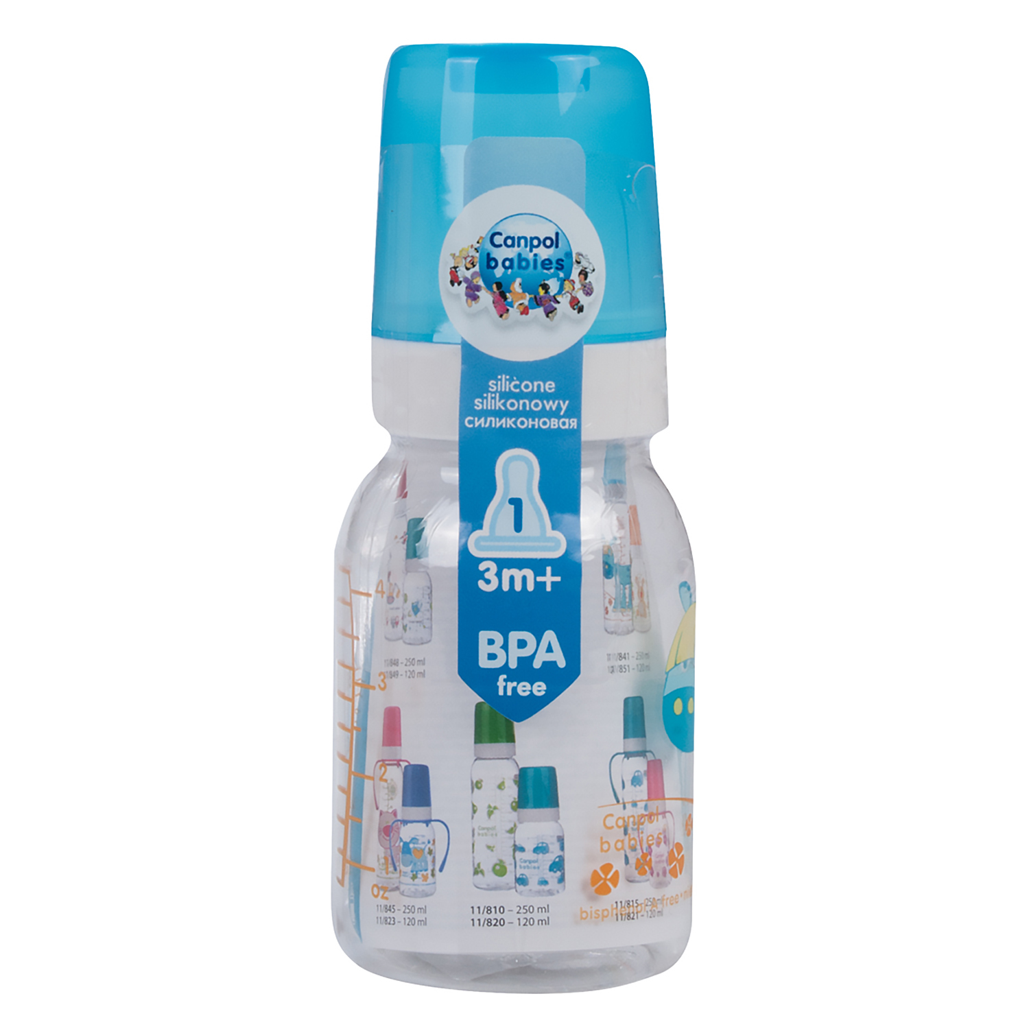 Бутылочка Canpol Babies 120 мл в ассортименте - фото 5