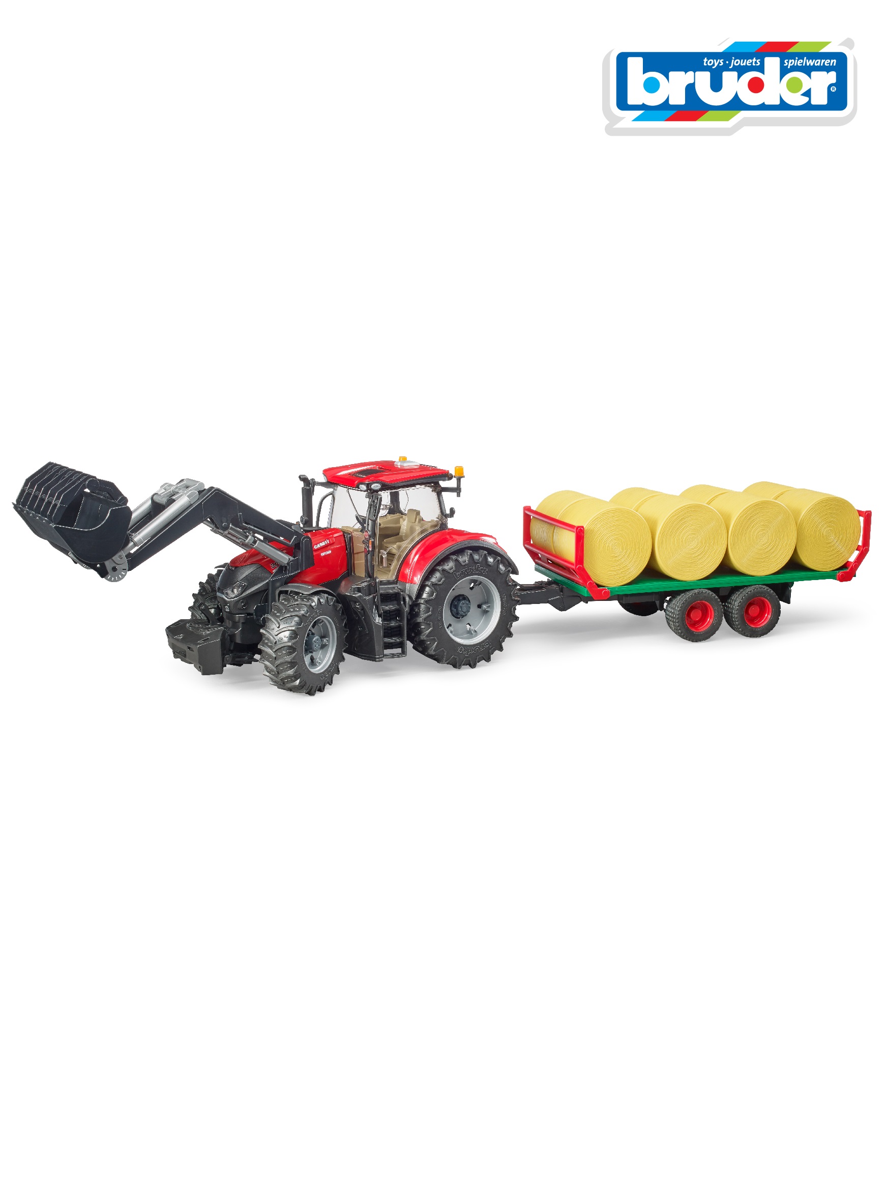 Трактор Bruder Case IH Optum 300CVX 1:16 03-198 - фото 1