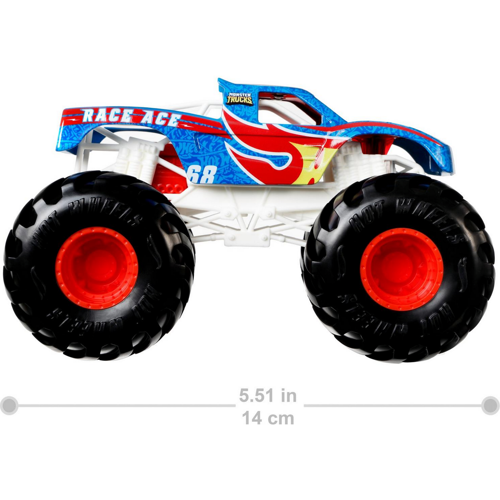 Автомобиль Hot Wheels Monster Tracks 1:24 FYJ83 - фото 5