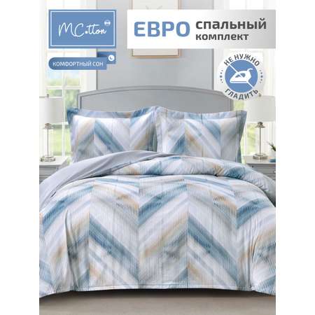 Комплект постельного белья MCotton Анджело евро 4 предм.